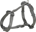Trixie dog harness premium h-harness grey