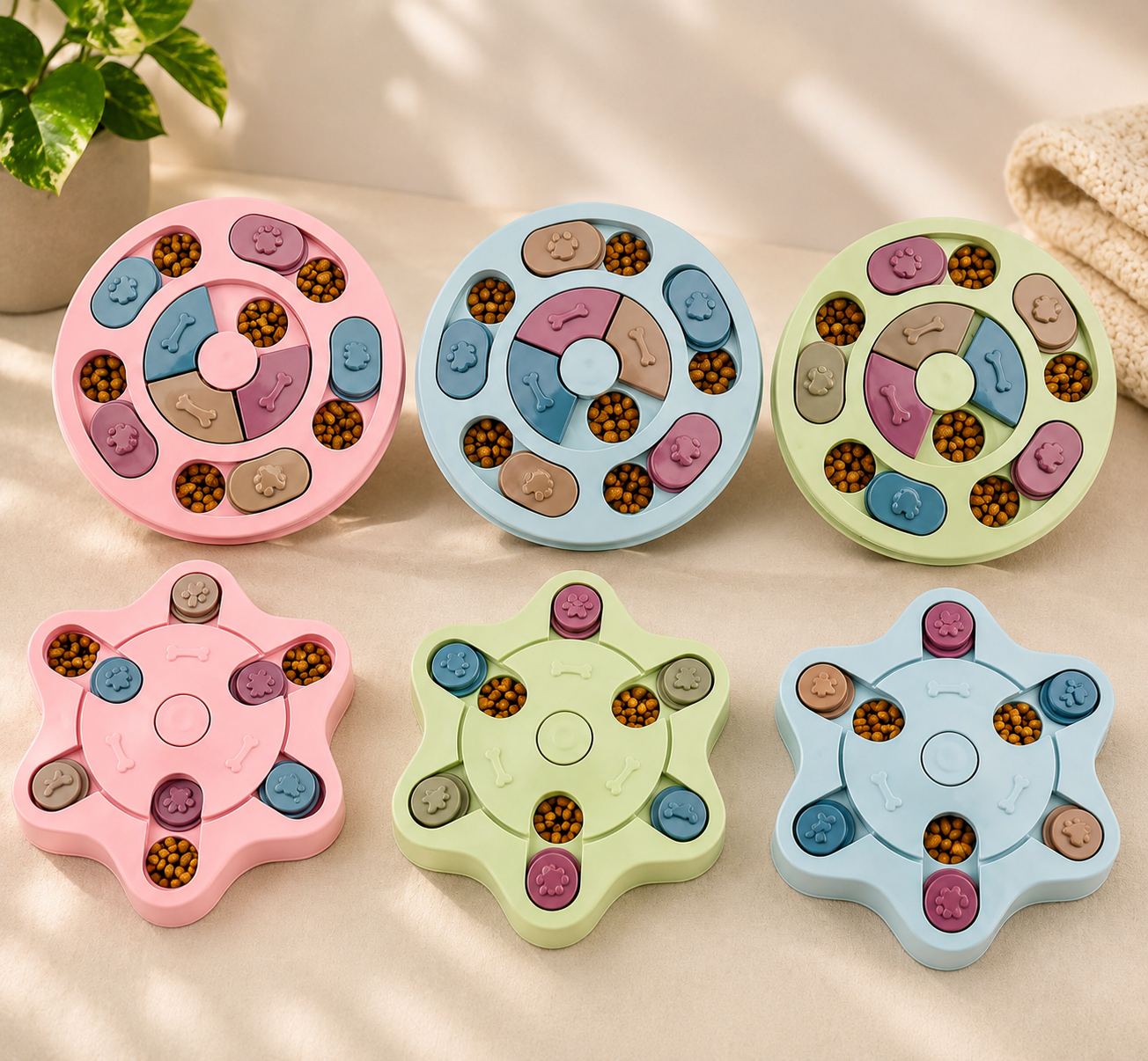 Gioco interattivo slow feeder per cani – Puzzle porta snack