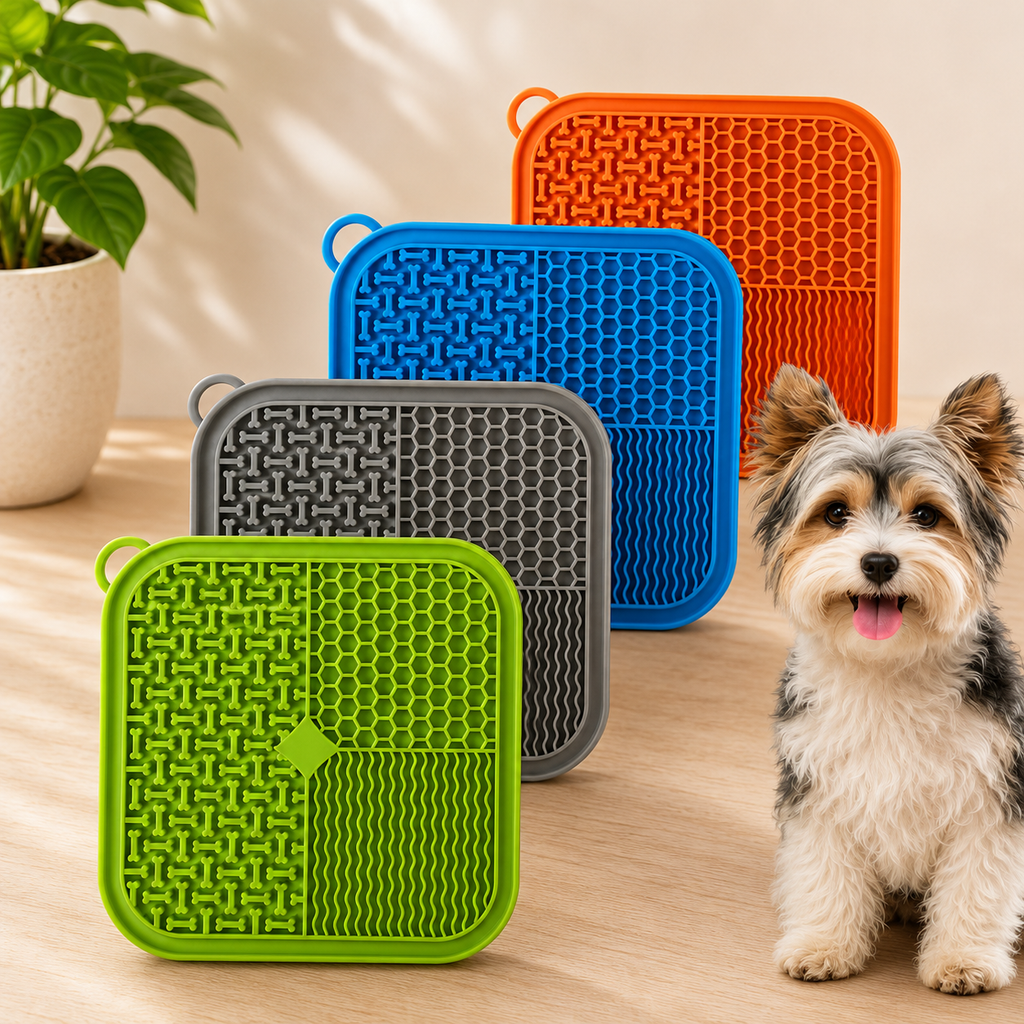 Tappetino da leccare Slow Feeder per cani e gatti con ventose