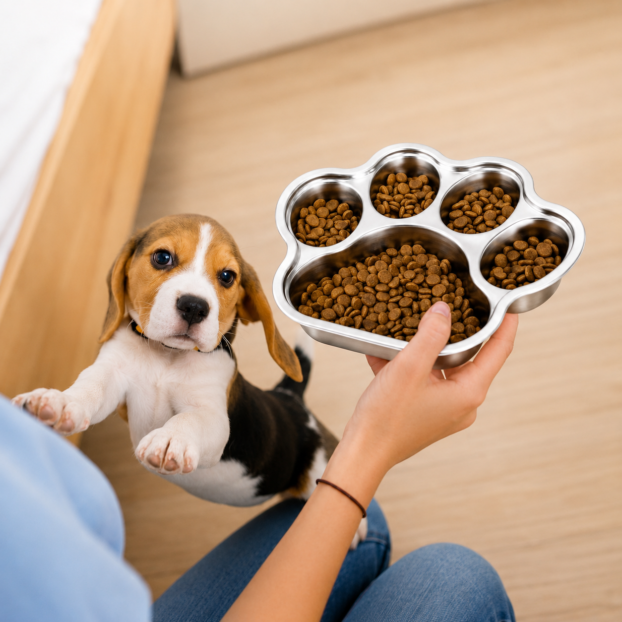 Ciotola slow feeder a zampa per cani - Anti ingozzamento