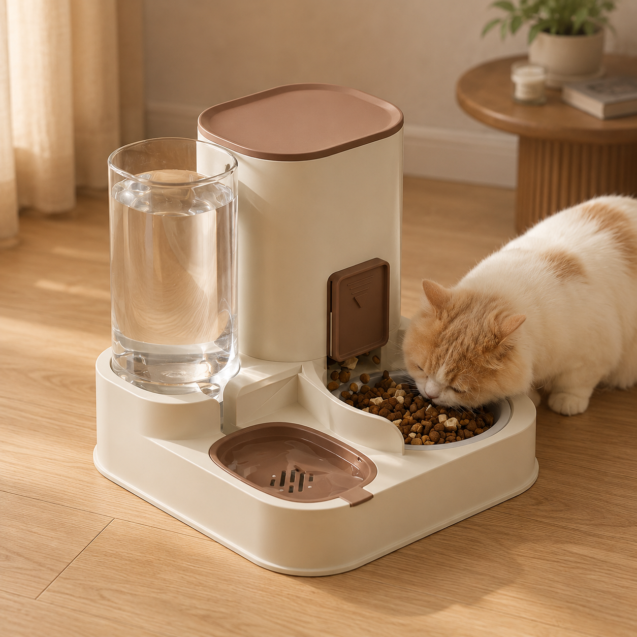 Distributore automatico di cibo ad alta capacità per cani e gatti