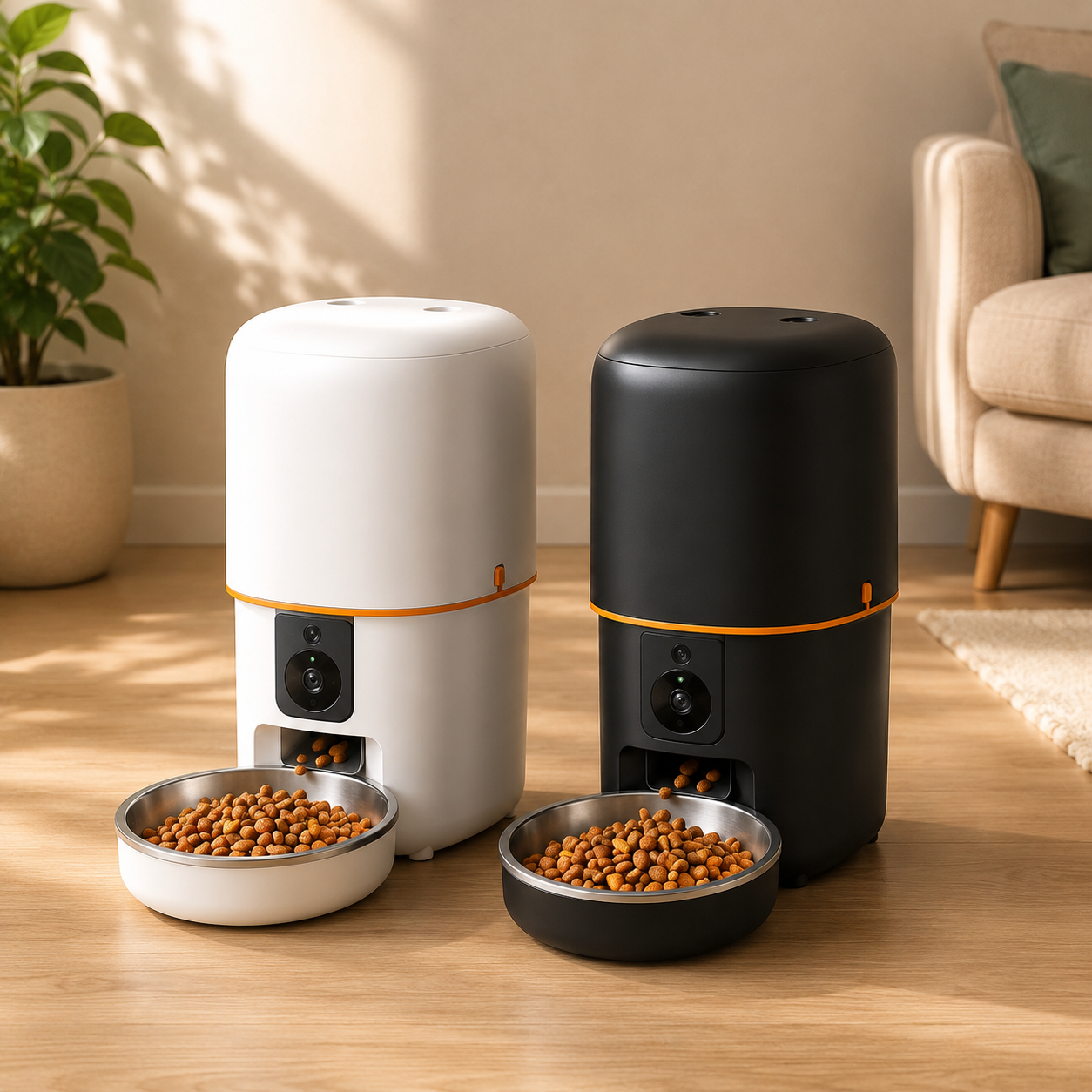 Distributore Automatico Intelligente per Animali con Controllo Remoto e Video
