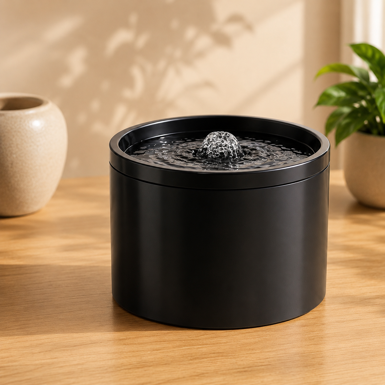 Fontanella automatica in ceramica con filtro per gatti e cani