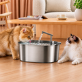 Fontana automatica in acciaio inox 3,2L con sistema di filtrazione per gatti