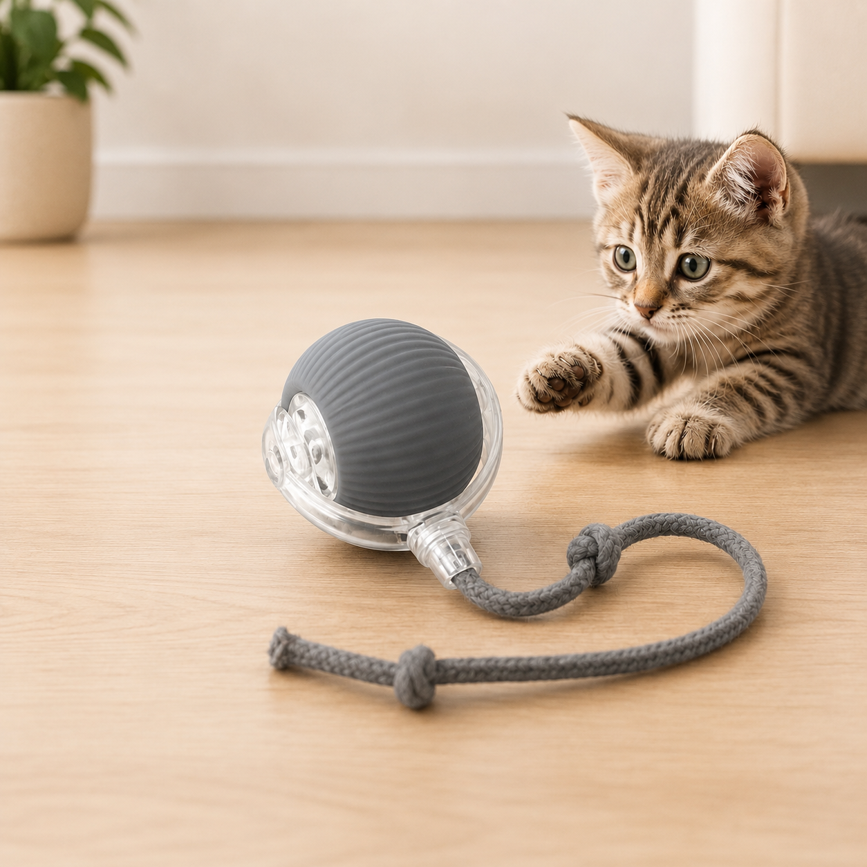 Palla intelligente automatica per gatti – Gioco interattivo ricaricabile