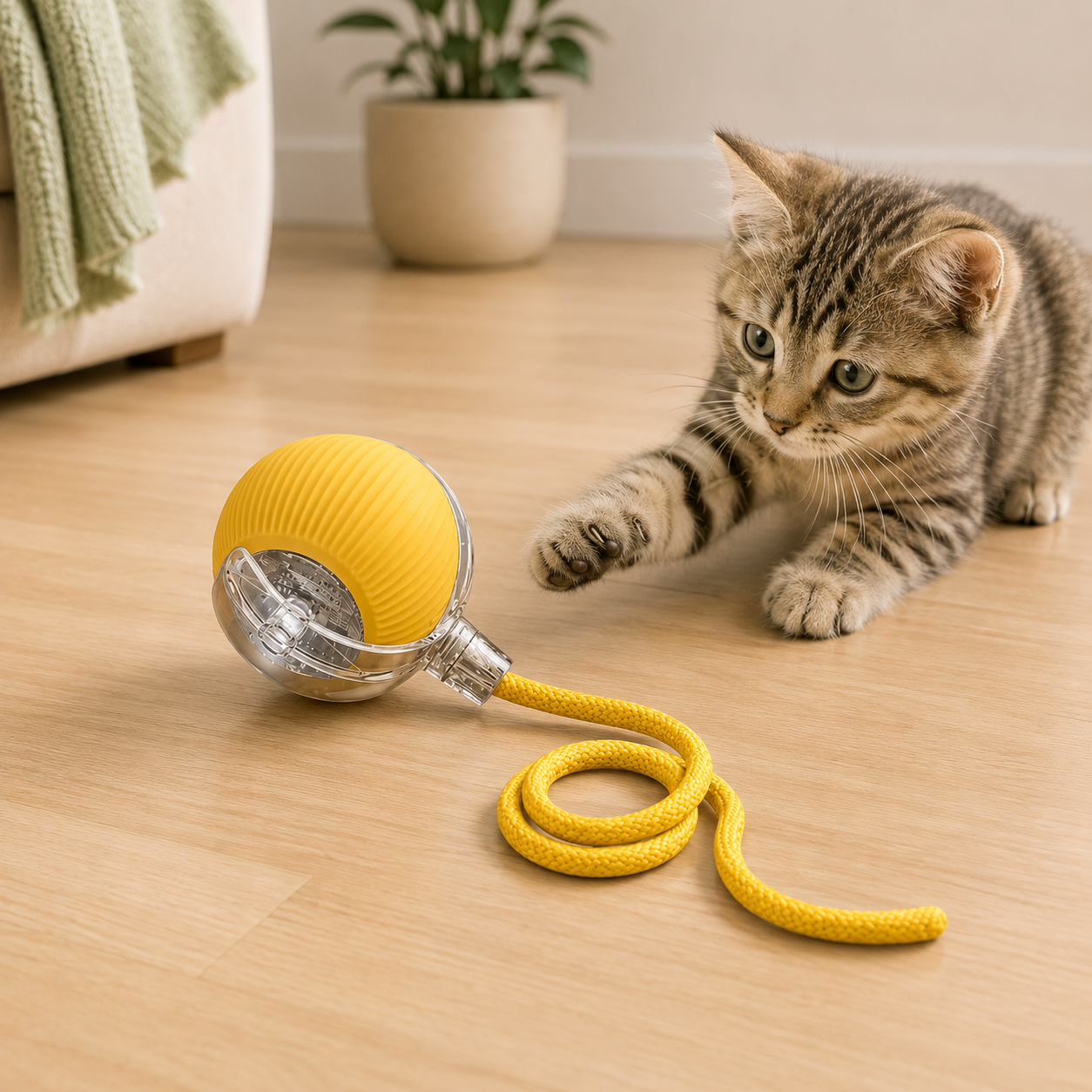 Palla intelligente automatica per gatti – Gioco interattivo ricaricabile