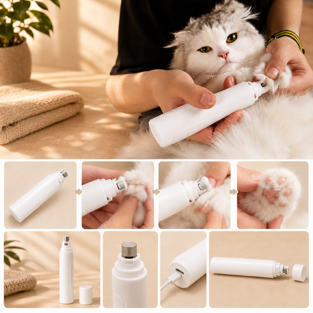 Tagliaunghie elettrico per cani e gatti