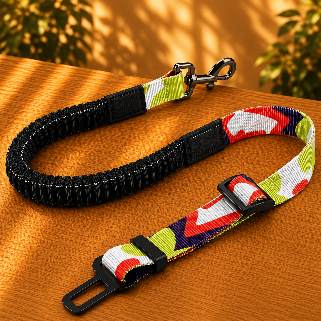 Cintura di sicurezza elastica per cani da auto