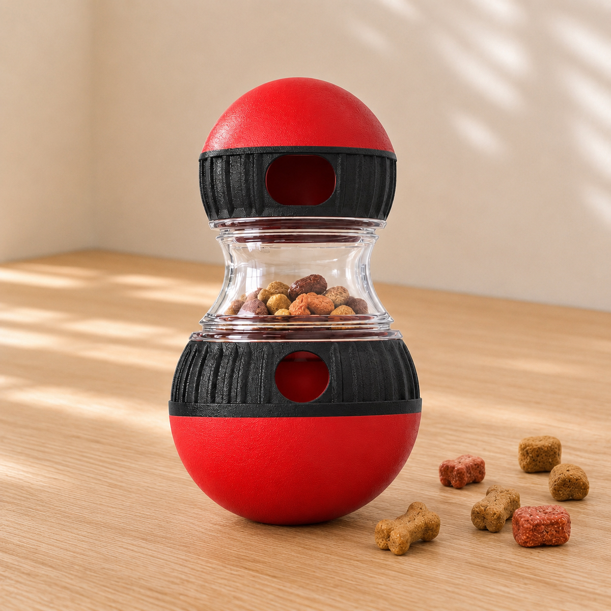 Gioco Interattivo Dispenser di Crocchette per Cani – Puzzle Slow Feeder Regolabile