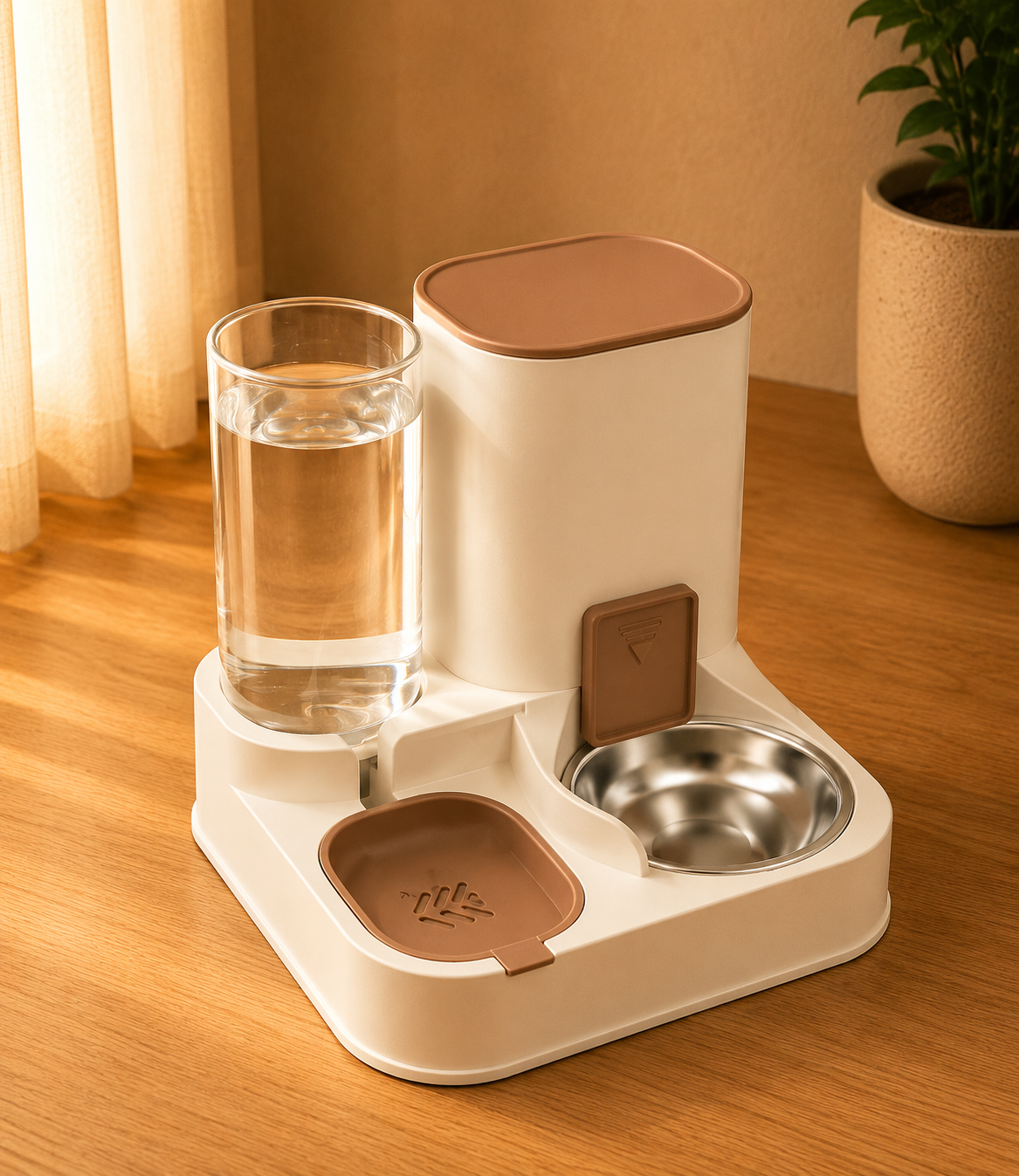 Distributore automatico di cibo ad alta capacità per cani e gatti